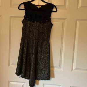 Black and silver dress